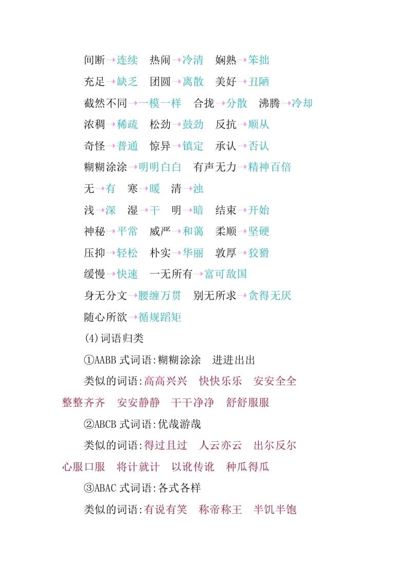 图片[3]-六年级语文下册第一单元知识小结-小哥网