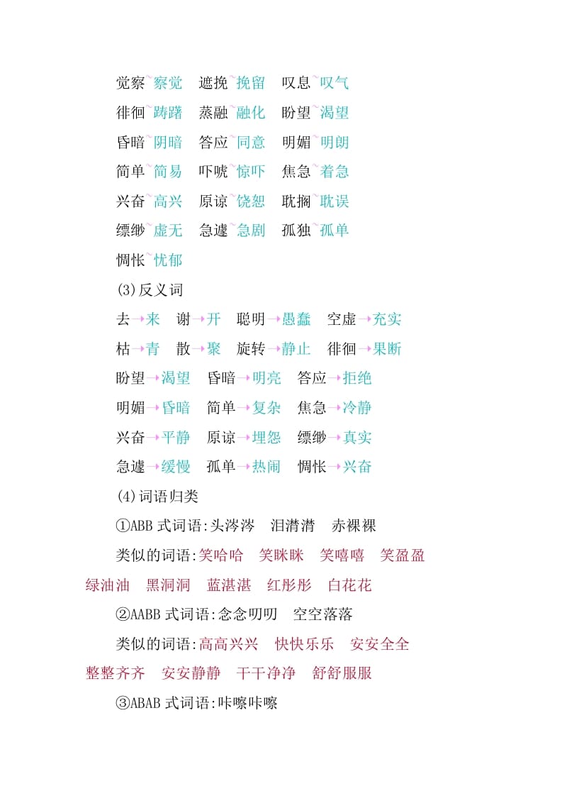 图片[2]-六年级语文下册第三单元知识小结-小哥网