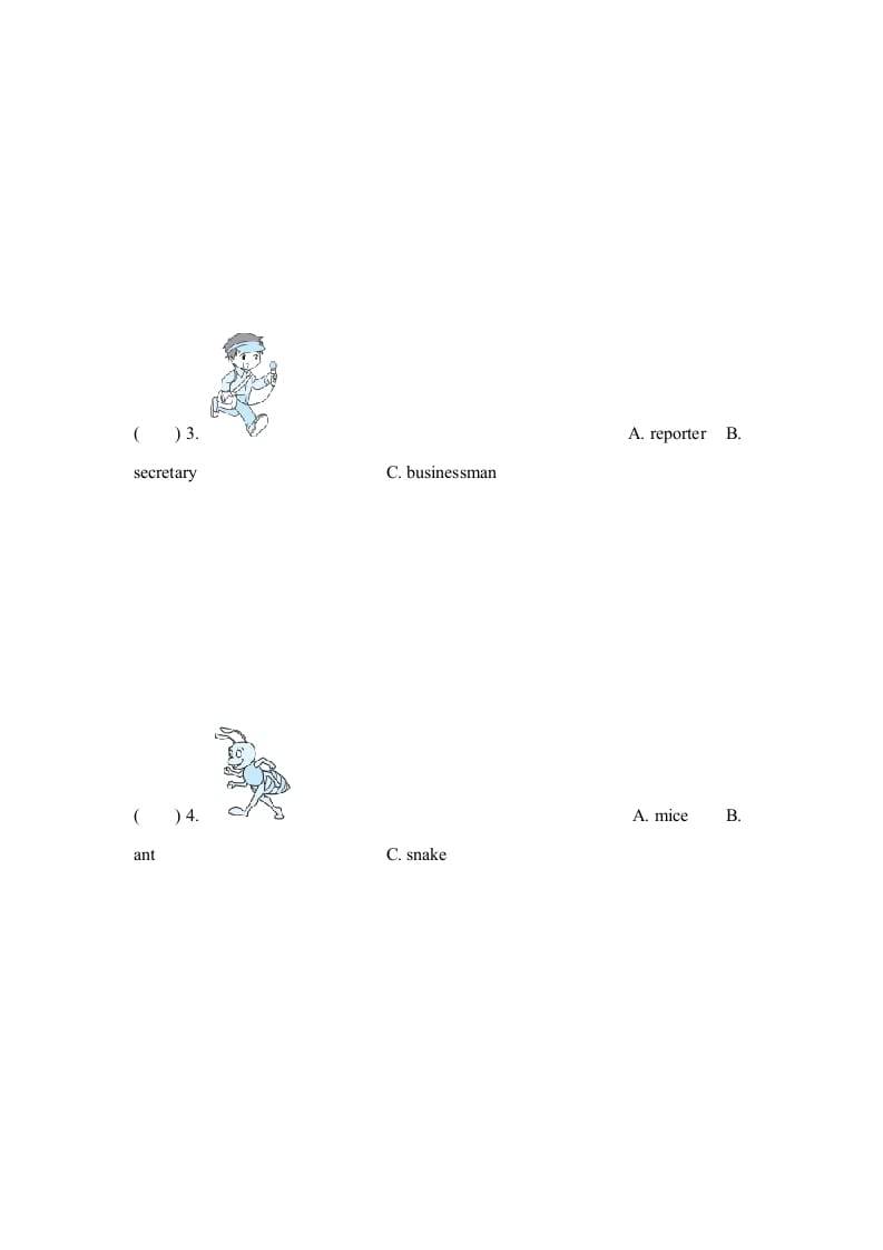 图片[2]-六年级英语上册词汇专项复习卷（人教版PEP）-小哥网