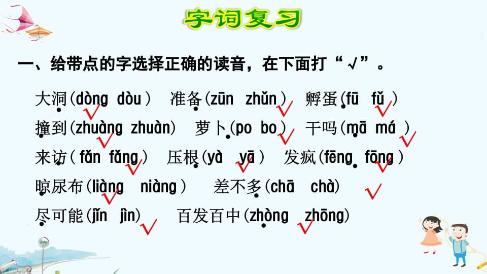 图片[2]-三年级语文上册第4单元复习（部编版）-小哥网
