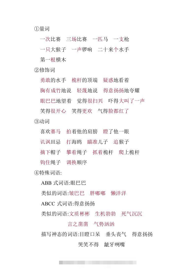 图片[3]-五年级语文下册第六单元知识小结（部编版）-资源V站