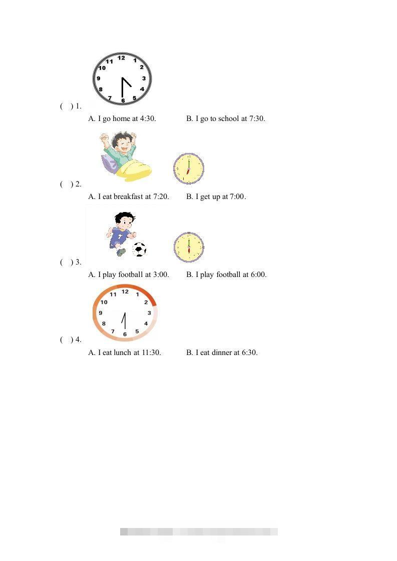 图片[3]-二年级英语下册Unit5_单元测试卷（人教版）-资源V站