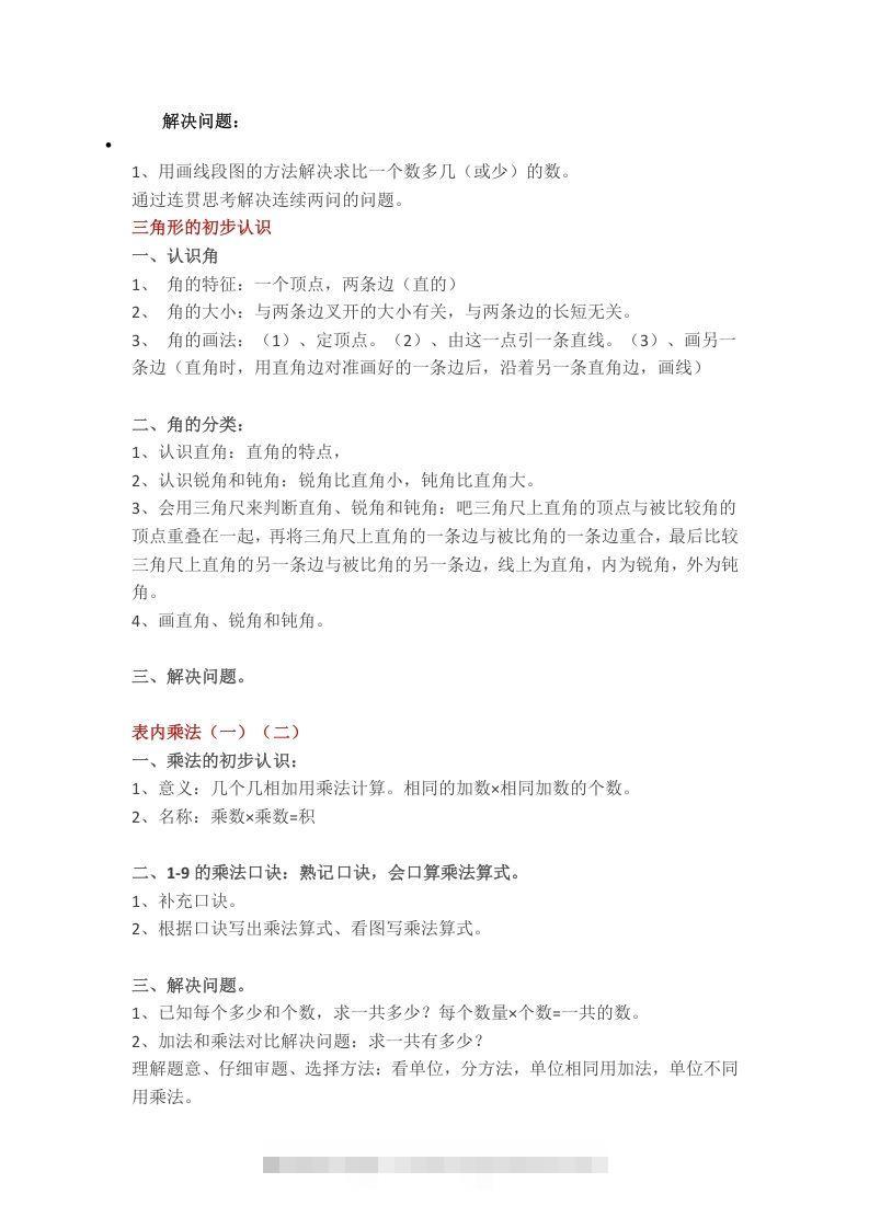 图片[2]-【数学重点知识点汇总预习】二上沪教版-资源V站