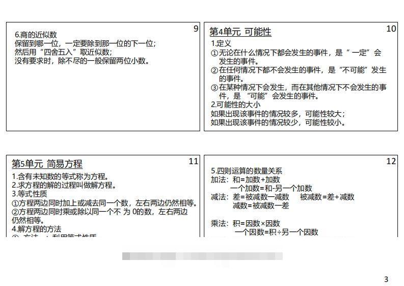 图片[3]-【人教五年级】数学上册必背笔记-资源V站