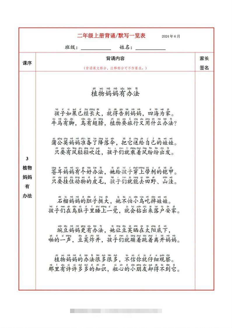 二上语文必背内容默写表-资源V站