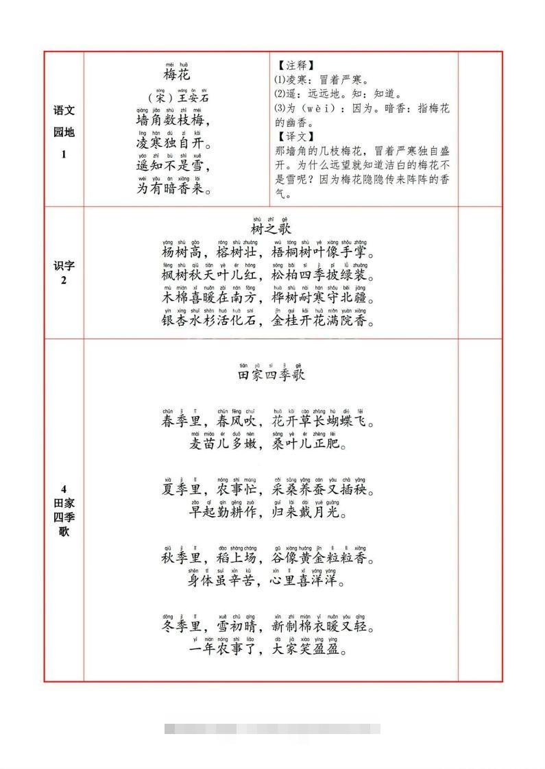 图片[2]-二上语文必背内容默写表-资源V站